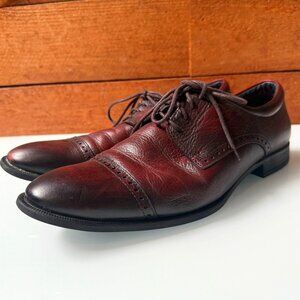 Studio Belvedere Oxford Shoes Mens Dark Brown Low Top Lace Up SImone Size 11D